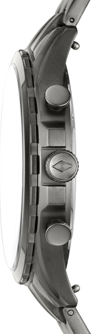  Shop Authentic Fossil Forrester Chronograph Black Dial Grey Steel Strap Watch for Men - FS5606 - Luxxuri