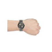  Shop Authentic Fossil Garrett Chronograph Grey Dial Grey Steel Strap Watch for Men - FS5621 - Luxxuri