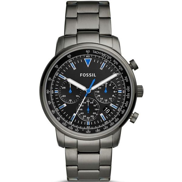  Shop Authentic Fossil Goodwin Chrono Analog Black Dial Grey Steel Strap Watch for Men - FS5518 - Luxxuri