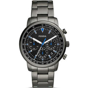  Shop Authentic Fossil Goodwin Chrono Analog Black Dial Grey Steel Strap Watch for Men - FS5518 - Luxxuri