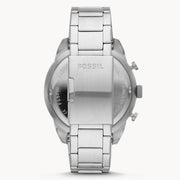  Shop Authentic Fossil Bronson Chronograph Black Dial Silver Steel Strap Watch for Men - FS5710 - Luxxuri