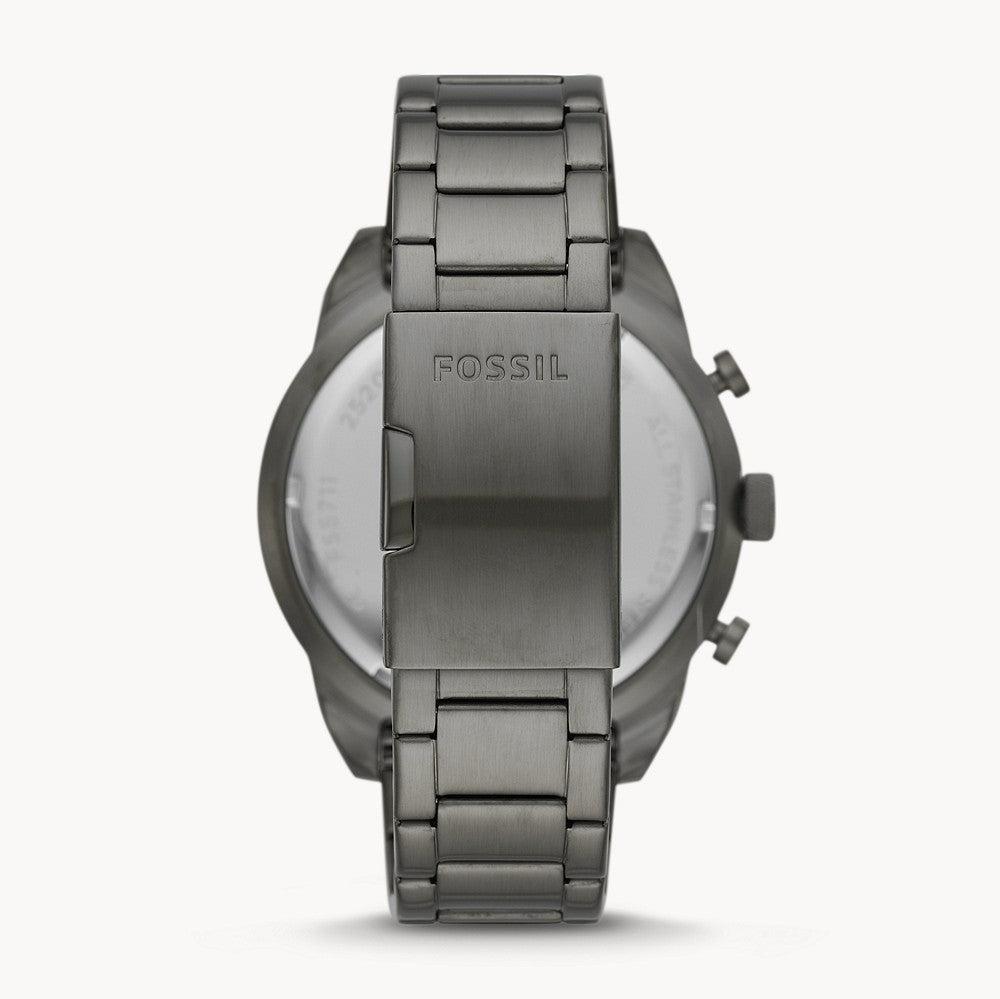  Shop Authentic Fossil Bronson Chronograph Blue Dial Grey Steel Strap Watch for Men - FS5711 - Luxxuri