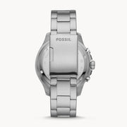 Shop Authentic Fossil FB-03 Chronograph Blue Dial Silver Steel Strap Watch for Men - FS5724 - Luxxuri