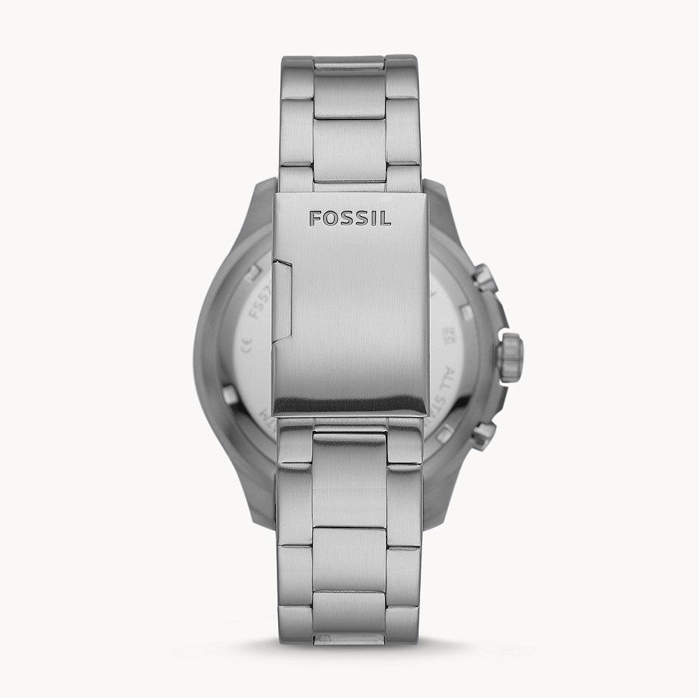  Shop Authentic Fossil FB-03 Chronograph Green Dial Silver Steel Strap Watch for Men - FS5726 - Luxxuri