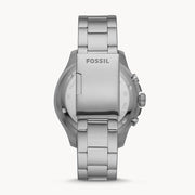  Shop Authentic Fossil FB-03 Chronograph Green Dial Silver Steel Strap Watch for Men - FS5726 - Luxxuri