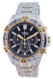  Shop Authentic Fossil Garrett Analog Black Dial Two Tone Steel Strap Watch for Men - FS5771 - Luxxuri