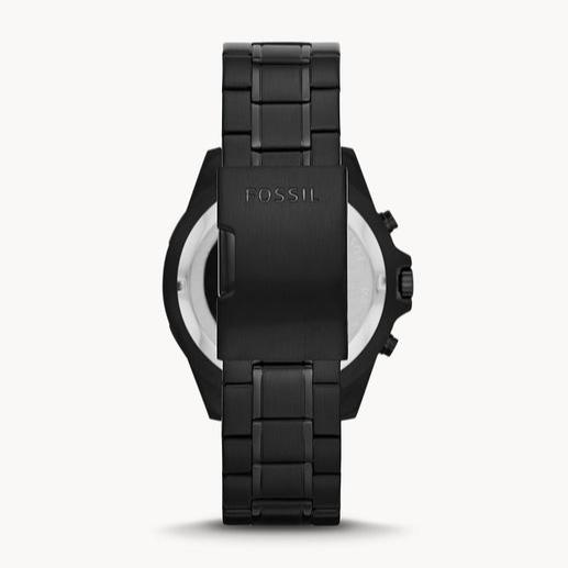  Shop Authentic Fossil Garrett Chronograph Black Dial Black Steel Strap Watch for Men - FS5773 - Luxxuri