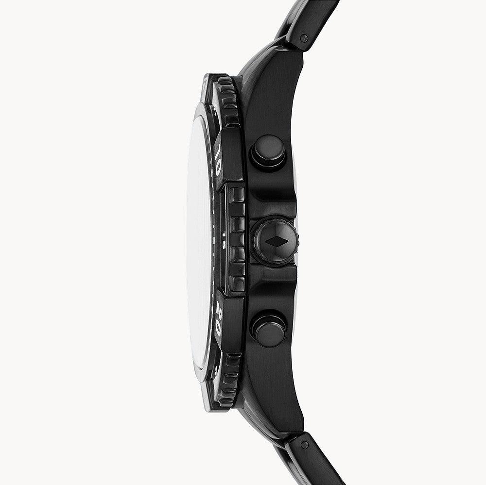  Shop Authentic Fossil Riley Multifunction Black Dial Black Steel Strap Watch for Women - ES4519 - Luxxuri