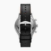  Shop Authentic Fossil Retro Pilot Chronograph Black Dial Black Leather Strap Watch for Men - FS5806 - Luxxuri