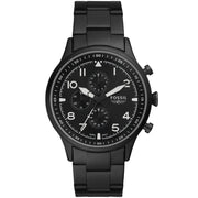  Shop Authentic Fossil Pilot Chronograph Black Dial Black Steel Strap Watch for Men - FS5811 - Luxxuri