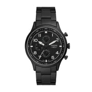  Shop Authentic Fossil Pilot Chronograph Black Dial Black Steel Strap Watch for Men - FS5811 - Luxxuri