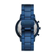  Shop Authentic Fossil Neutra Chronograph Blue Dial Blue Steel Strap Watch for Men - FS5826 - Luxxuri