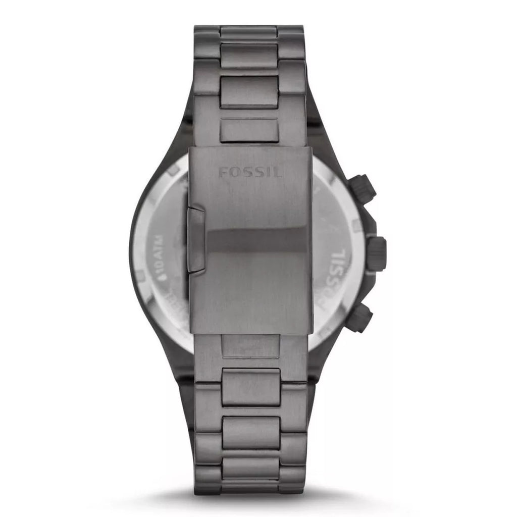 Shop Authentic Fossil Everett Chronograph Grey Dial Grey Steel Strap Watch for Men - FS5830 - Luxxuri