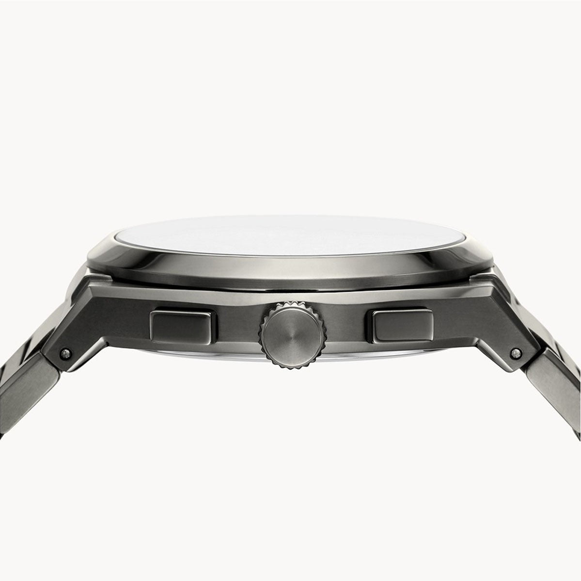  Shop Authentic Fossil Everett Chronograph Grey Dial Grey Steel Strap Watch for Men - FS5830 - Luxxuri