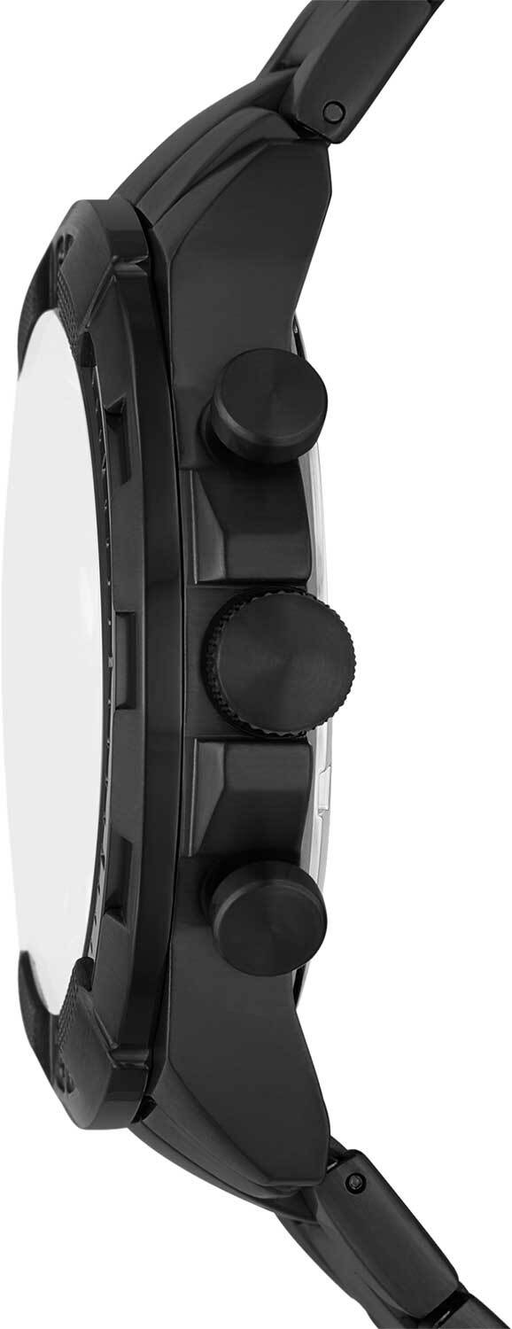  Shop Authentic Fossil Bronson Chronograph Black Dial Black Steel Strap Watch for Men - FS5853 - Luxxuri