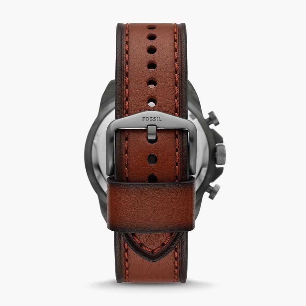  Shop Authentic Fossil Neutra Chronograph Grey Dial Brown Leather Strap Watch for Men - FS5512 - Luxxuri