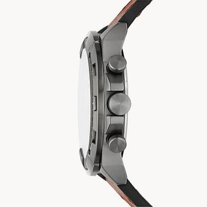  Shop Authentic Fossil Bronson Chronograph Grey Dial Brown Leather Strap Watch for Men - FS5855 - Luxxuri