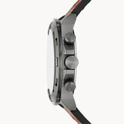  Shop Authentic Fossil Bronson Chronograph Grey Dial Brown Leather Strap Watch for Men - FS5855 - Luxxuri