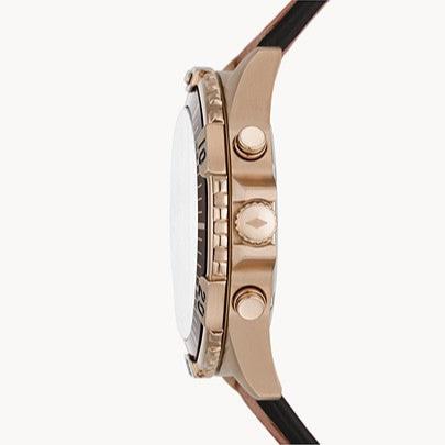  Shop Authentic Fossil Garrett Chronograph Brown Dial Brown Leather Strap Watch for Men - FS5867 - Luxxuri