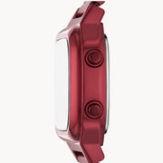  Shop Authentic Fossil Retro Analog-Digital Black Dial Red Steel Strap Watch for Men - FS5897 - Luxxuri