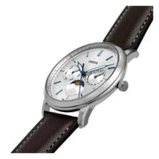  Shop Authentic Fossil Neutra Minimalist Moonphase Silver Dial Brown Leather Strap Watch for Men - FS5905 - Luxxuri