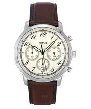  Shop Authentic Fossil Neutra Chronograph White Dial Brown Leather Strap Watch for Men - FS6022 - Luxxuri