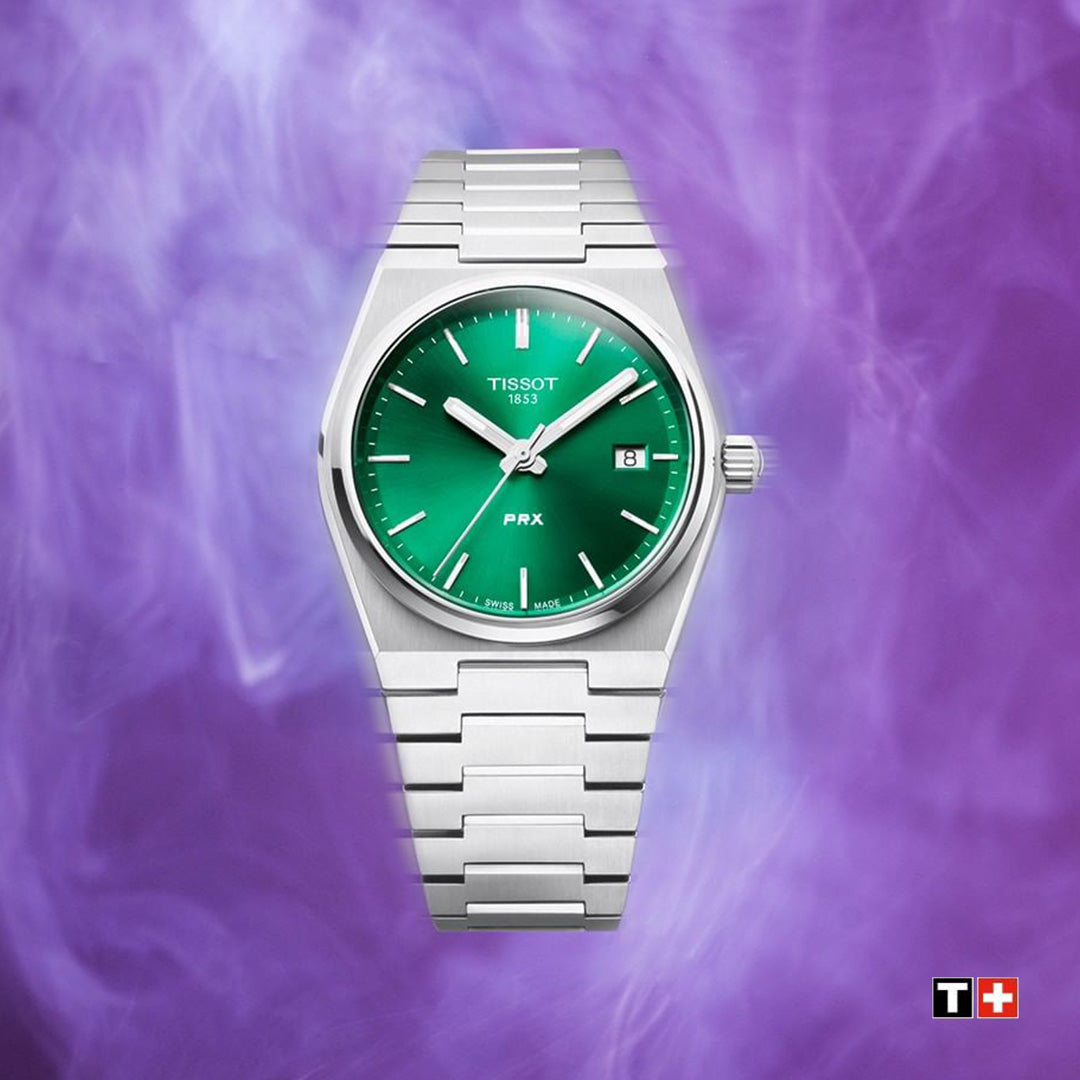  Shop Authentic Tissot PRX Green Dial Silver Steel Strap Watch For Men - T137.410.11.091.00 - Luxxuri