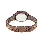  Shop Authentic Fossil Jacqueline Brown Dial Brown Steel Strap Watch for Women - ES4275 - Luxxuri