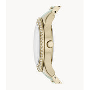  Shop Authentic Fossil Stella Multifunction Gold Dial Two Tone Steel Strap Watch for Women - ES4757 - Luxxuri