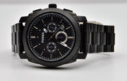 Shop Authentic Fossil Machine Chronograph Black Dial Black Steel Strap Watch for Men - FS4552 - Luxxuri