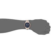  Shop Authentic Fossil Grant Chronograph Blue Dial Two Tone Steel Strap Watch for Men - FS5024 - Luxxuri