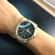  Shop Authentic Fossil Neutra Moonphase Multifunction Black Dial Two Tone Steel Strap Watch for Men - FS5906 - Luxxuri