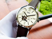  Shop Authentic Fossil Townsman Automatic White Dial Brown Leather Strap Watch for Men - ME3064 - Luxxuri