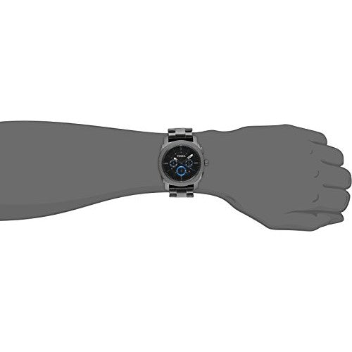  Shop Authentic Fossil Machine Chronograph Brown Dial Grey Steel Strap Watch for Men - FS4931 - Luxxuri