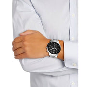  Shop Authentic Fossil Neutra Chronograph Black Dial Silver Steel Strap Watch for Men - FS5384 - Luxxuri