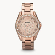  Shop Authentic Fossil Stella Rose Gold Dial Rose Gold Steel Strap Watch for Women - ES3590 - Luxxuri