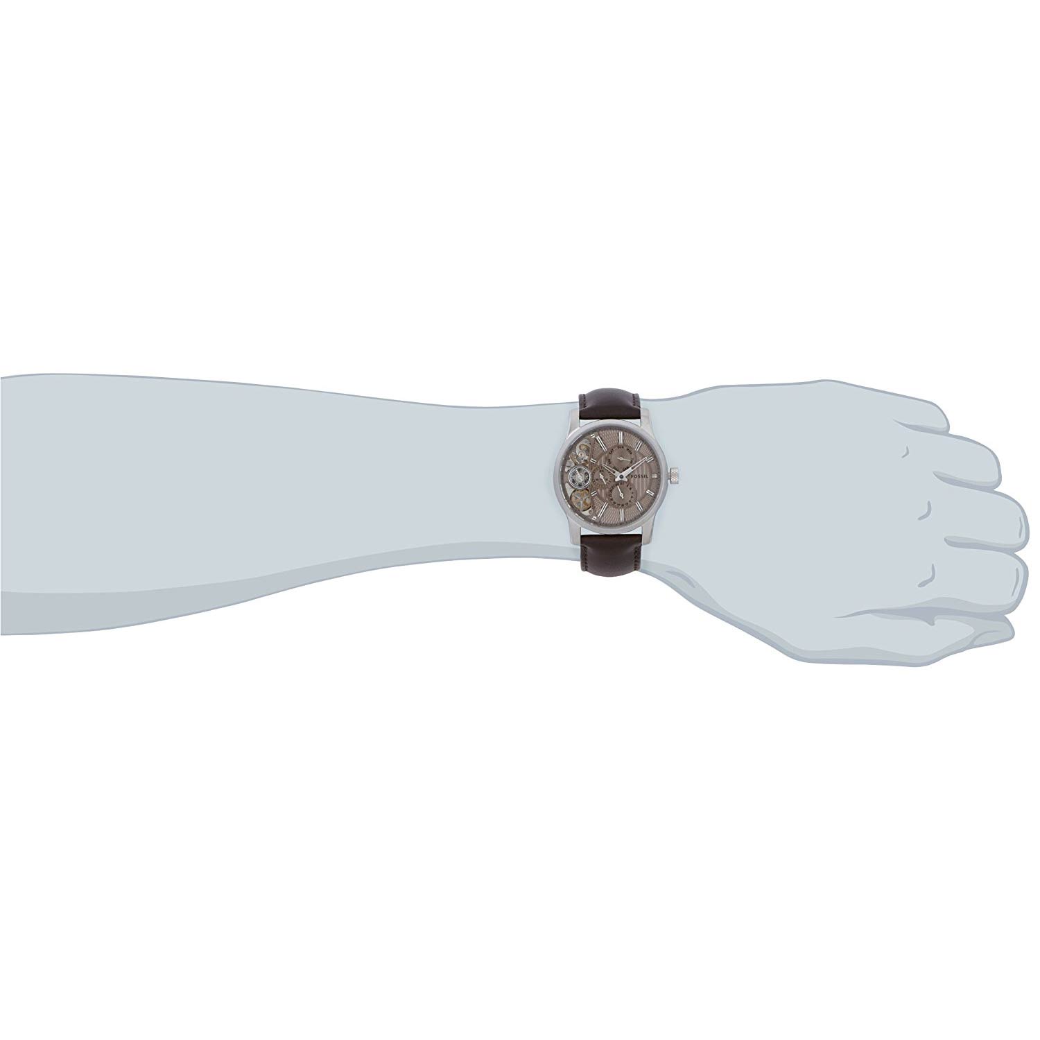  Shop Authentic Fossil Twist Chronograph Multifunction Taupe Dial Brown Leather Strap Watch for Men - ME1098 - Luxxuri