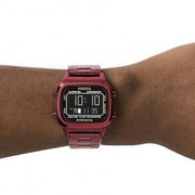  Shop Authentic Fossil Retro Analog-Digital Black Dial Red Steel Strap Watch for Men - FS5897 - Luxxuri