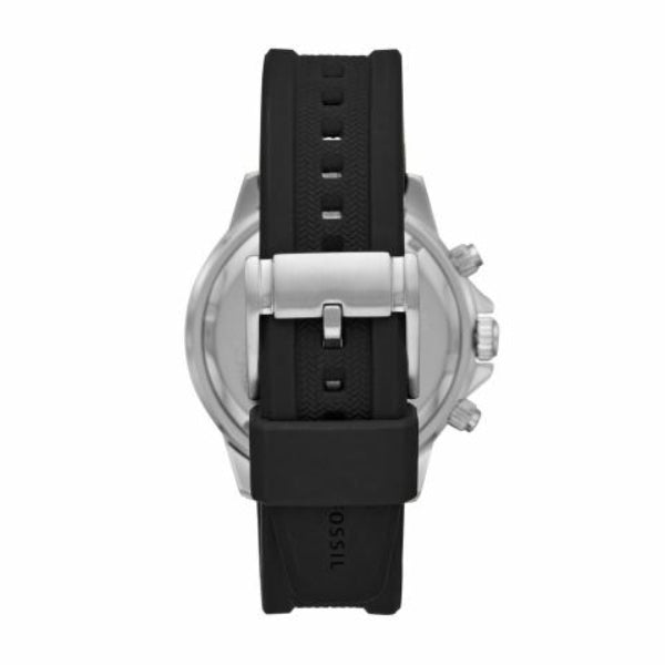  Shop Authentic Fossil Bannon Multifunction Black Dial Black Silicone Strap Watch for Men - BQ2494 - Luxxuri