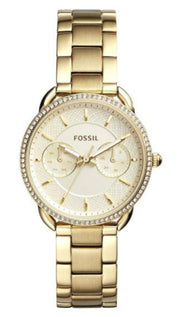  Shop Authentic Fossil Tailor Gold Dial Gold Steel Strap Watch for Women - ES4263 - Luxxuri