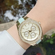  Shop Authentic Fossil Stella Multifunction Gold Dial Two Tone Steel Strap Watch for Women - ES4757 - Luxxuri