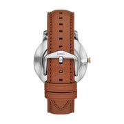  Shop Authentic Fossil The Minimalist 3H Blue Dial Brown Leather Strap Watch for Men - FS5499 - Luxxuri