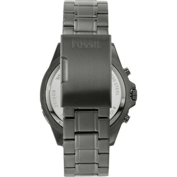  Shop Authentic Fossil Garrett Chronograph Grey Dial Grey Steel Strap Watch for Men - FS5621 - Luxxuri