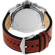  Shop Authentic Fossil Dillinger Luggage Chronograph Blue Dial Brown Leather Strap Watch for Men - FS5675 - Luxxuri