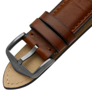  Shop Authentic Fossil Garrett Chronograph Grey Dial Brown Leather Strap Watch for Men - FS5770 - Luxxuri