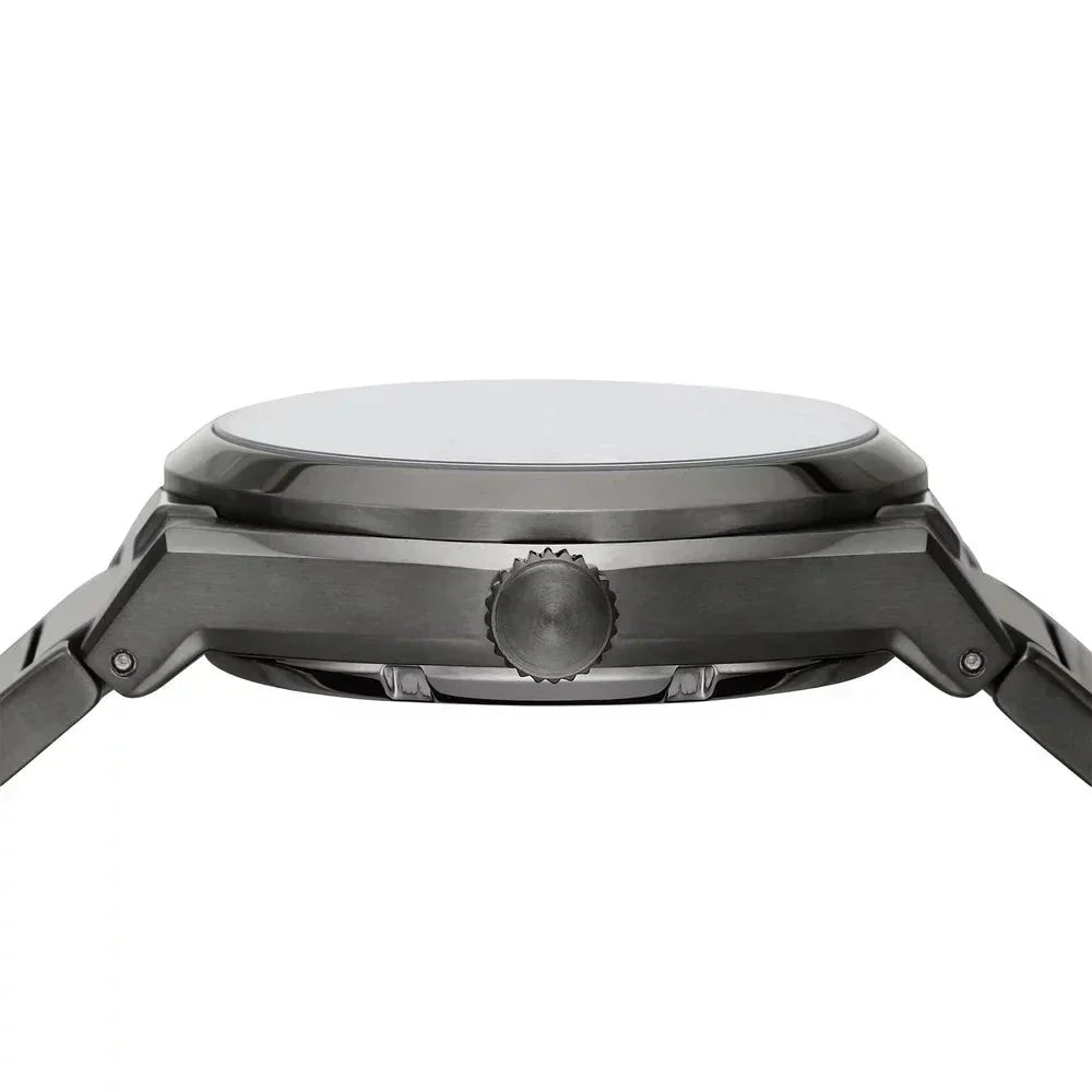  Shop Authentic Fossil Everett Automatic Skeleton Grey Dial Grey Steel Strap Watch for Men - ME3206 - Luxxuri