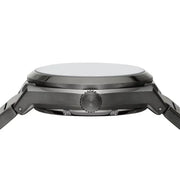  Shop Authentic Fossil Everett Automatic Skeleton Grey Dial Grey Steel Strap Watch for Men - ME3206 - Luxxuri