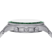  Shop Authentic Fossil Sport Tourer Chronograph Green Dial Silver Steel Strap Watch for Men - FS6048 - Luxxuri
