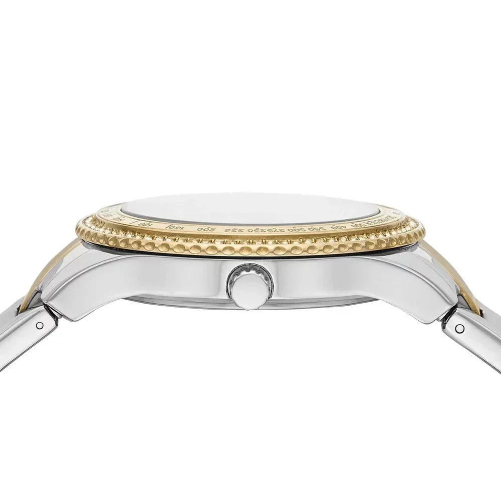  Shop Authentic Fossil Stella Sport Multifunction Silver Dial Two Tone Steel Strap Watch for Women - ES5107 - Luxxuri