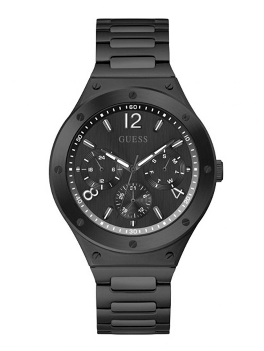  Shop Authentic Guess Scope Multifunction Black Dial Black Steel Strap Watch for Men - GW0454G3 - Luxxuri